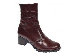 Ghete dama casual din piele naturala Maro GD204M