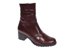 Ghete dama casual din piele naturala Maro GD204M