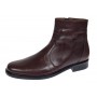 Ghete barbati office elegante din piele naturala cu fermoar Bleumarin TANCABL