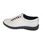 Pantofi barbati casual din piele naturala AS Alb