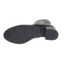 Ghete dama din piele naturala de culoare neagra imblanite Ada MVS83CRN