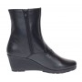 Ghete dama din piele naturala imblanite Orto Negre MVS34ORT