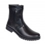 Ghete dama din piele naturala imblanite de culoare neagra MVS73N