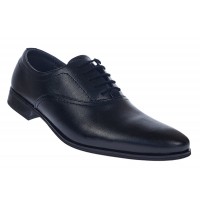 Pantofi barbati eleganti din piele naturala Negru 888N
