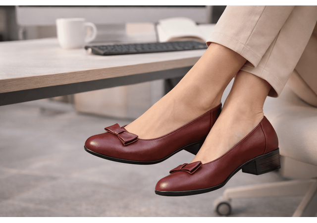 Pantofi dama din piele naturala Grena - STD21VIS