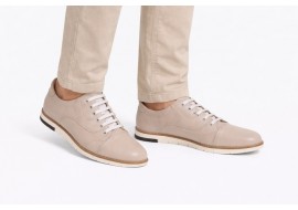 Pantofi barbati bej din piele naturala casual – comozi si usori pentru vara TOP67BEJ
