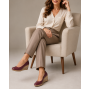 Pantofi dama casual din piele naturala cu platforma de 7 cm MARA GRENA