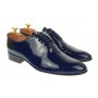 Oferta marimea38, 41 - Pantofi barbati eleganti bleumarin din piele naturala lac, ENZO - LMOD1BLMLAC