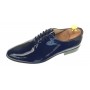 Oferta marimea38, 41 - Pantofi barbati eleganti bleumarin din piele naturala lac, ENZO - LMOD1BLMLAC