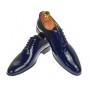 Oferta marimea38, 41 - Pantofi barbati eleganti bleumarin din piele naturala lac, ENZO - LMOD1BLMLAC