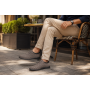 Pantofi barbati perforati din piele naturala - Sport Casual Gri 128GRI