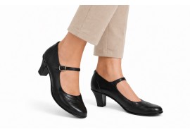 Marimea 35, 37 Pantofi dama piele naturala – eleganti, comozi, toc mediu stabil de 5cm P104N5BOX