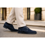 Pantofi barbati bleumarin din piele naturala intoarsa GKR103BLVEL
