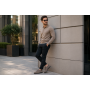 Pantofi barbati perforati din piele naturala - Sport Casual Gri 128GRI