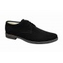 Pantofi barbati negri din piele naturala – stil casual elegant, comozi zilnic 336NVEL