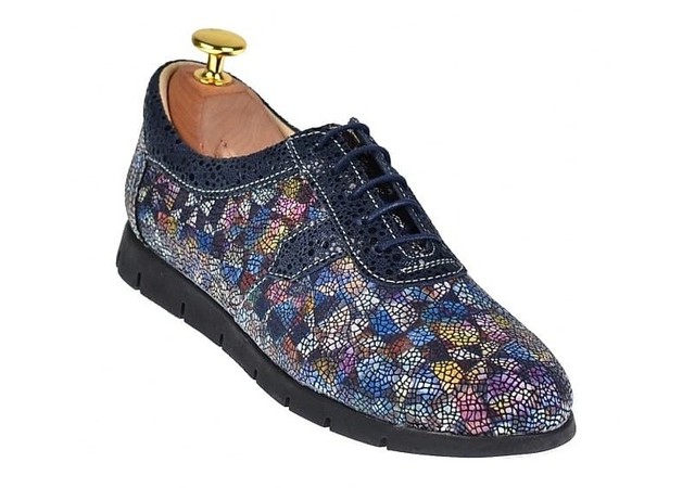 Pantofi dama casual de toamna, din piele naturala - P500COLORBLSP