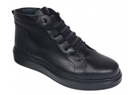 Ghete barbati casual din piele naturala, imblanite, GKR350N