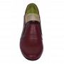 Pantofi de dama eleganti din piele naturala grena cu toc de 5 cm P72VIS 