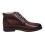 Ghete barbati casual din piele naturala maro imblanite GKR56M