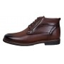 Ghete barbati casual din piele naturala maro imblanite GKR56M