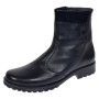 Oferta 38 Ghete dama din piele naturala cu fermoar negre imblanite LMVS21NL