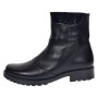 Oferta 38 Ghete dama din piele naturala cu fermoar negre imblanite LMVS21NL