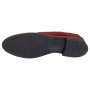 Pantofi barbati casual din piele naturala intoarsa bordeaux PAVELV