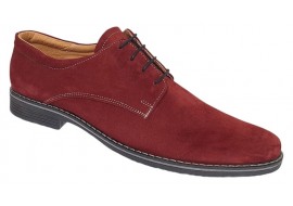 Pantofi barbati piele intoarsa naturala visiniu PAVELV