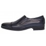 Pantofi barbati eleganti din piele naturala Bleumarin fara siret GKR232BL