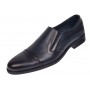 Pantofi barbati eleganti din piele naturala Bleumarin fara siret GKR232BL
