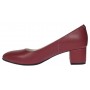 Pantofi eleganti dama, rosii, din piele naturala box, toc 5 cm - NA73ROSU