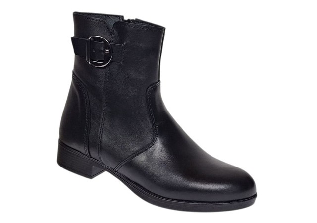 Ghete dama din piele naturala imblanite Garda GKR123N