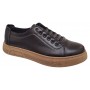 Pantofi barbati casual din piele naturala Negru Gold GKR122N