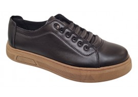 Marimea 39, 40 Pantofi barbati casual din piele naturala Negru Gold LGKR122N