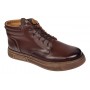 Ghete barbati casual imblanite din piele naturala Maro Gold GS123M