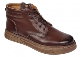 Ghete barbati casual imblanite din piele naturala Maro Gold GS123M