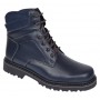 Bocanci barbati Sport din piele naturala model Bleumarin Imblanit GKR5KBLUE