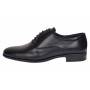 Pantofi barbati office eleganti din piele naturala Negru 899N
