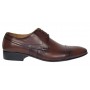 Oferta marimea 39 Pantofi barbati eleganti din piele naturala maro L032MBOX