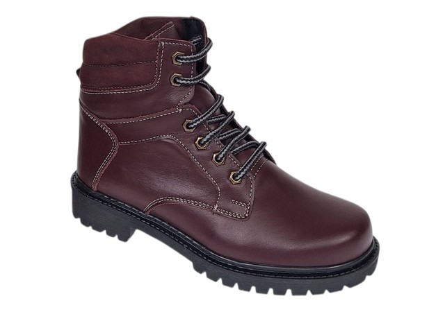Bocanci barbati Sport din piele naturala model Bordeaux Imblaniti GKR5KVIS