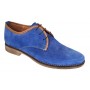 Oferta Marimea 39 Pantofi barbati casual din piele naturala intoarsa Albastru LPRAMFBLUE