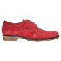 Pantofi barbati, casual din piele naturala intoarsa, Rosu, PARVELTM