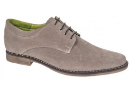 Pantofi barbati casual din piele naturala intoarsa Bej PAVELBEJ5