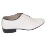 Pantofi barbati albi eleganti din piele naturala Elion - 024AN