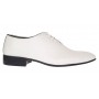 Pantofi barbati albi eleganti din piele naturala Elion - 024AN