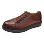 Pantofi sport-casual barbati maro din piele naturala DeSuceava RSY01M