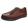 Pantofi sport-casual barbati maro din piele naturala DeSuceava RSY01M