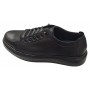 Pantofi sport-casual barbati din piele naturala culoare neagra DeSuceava RSY01N