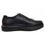 Pantofi sport-casual barbati din piele naturala culoare neagra DeSuceava RSY01N