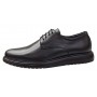 Pantofi casual barbati din piele naturala de culoare neagra DeSuceava RSY03N